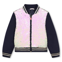 Billieblush - Kids' Sequin Bomber Jacket