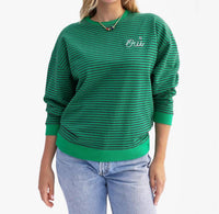 Clare V. - Oui Stripes Sweatshirt