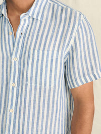 Faherty - Short-sleeve Palma Linen Shirt