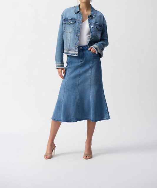 Joseph Ribkoff - Bell Denim Skirt