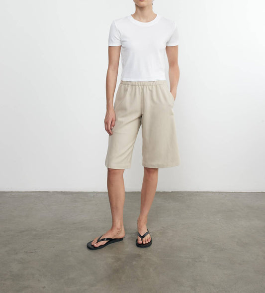 Enza Costa - SUPIMA COTTON CROPPED PERFECT TEE