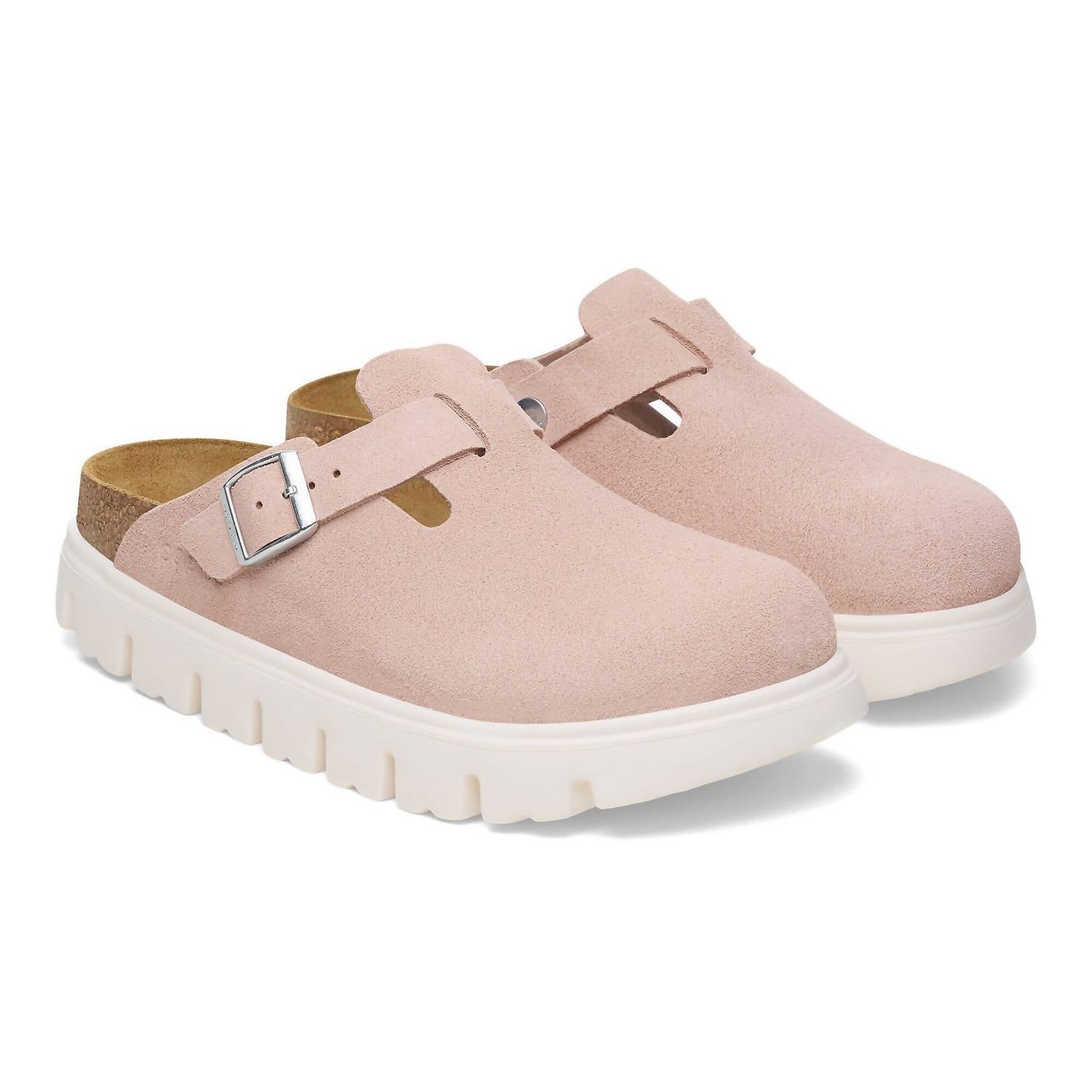 Birkenstock - Women's Boston Chunky Suede Clogs