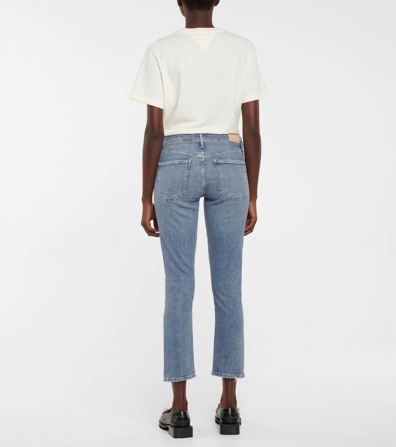 Citizens Of Humanity - Elsa Mid Rise Slim Fit Crop Jeans