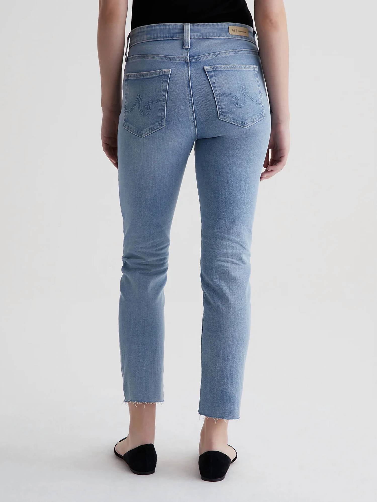 Ag Jeans - Mari Crop High-rise Slim Straight Jean