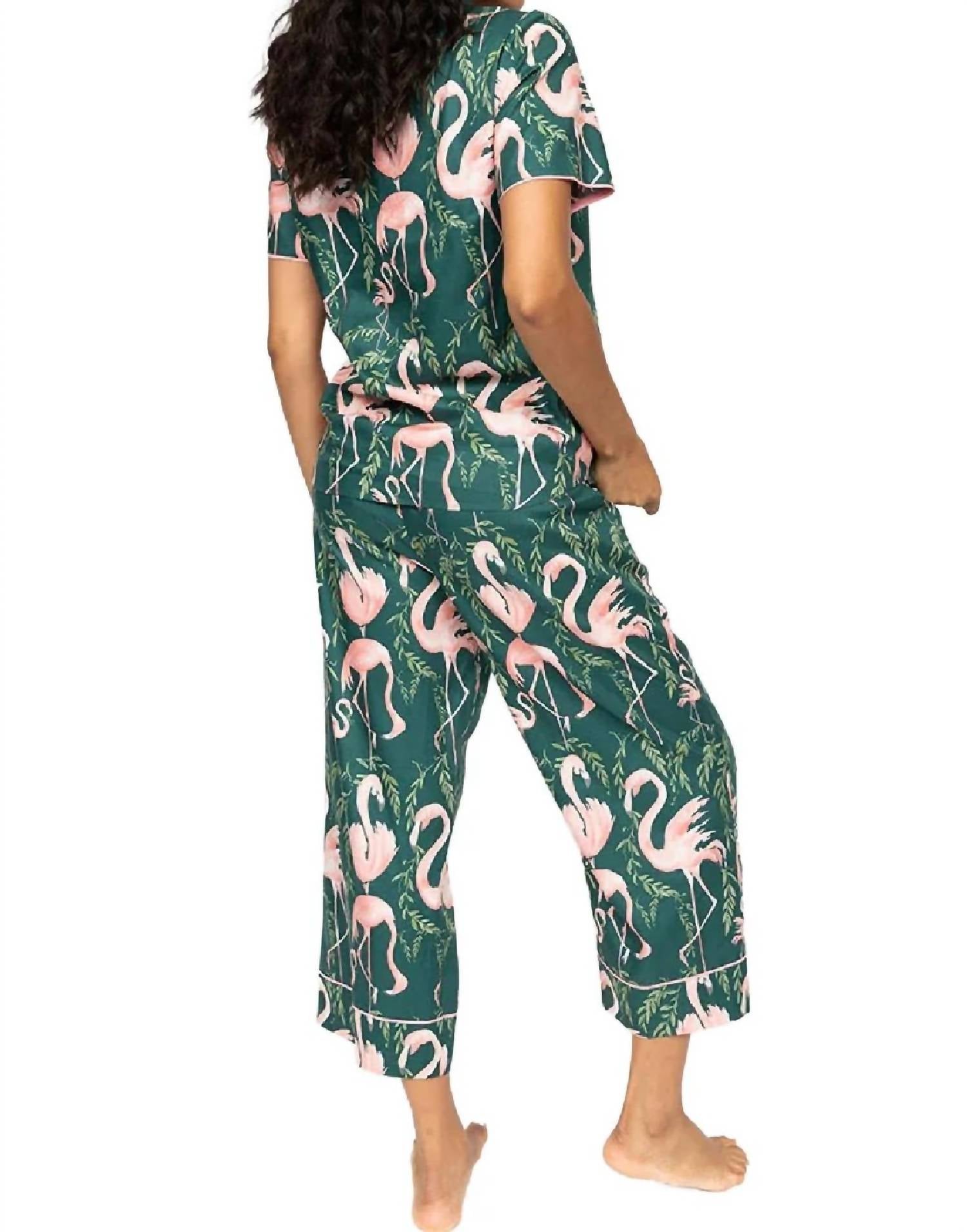 Cyberjammies - Flamingo Cropped Pajama