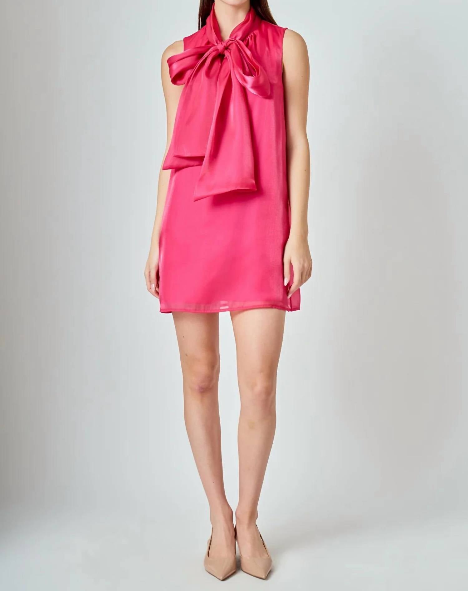 2.7 August Apparel - Organza Mini Dress