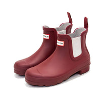 HUNTER Women's Original Chelsea Boots in autumn stones - women's shoe
