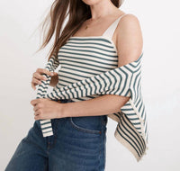 Madewell - Dearing Square Neck Cropped Sweater Tank