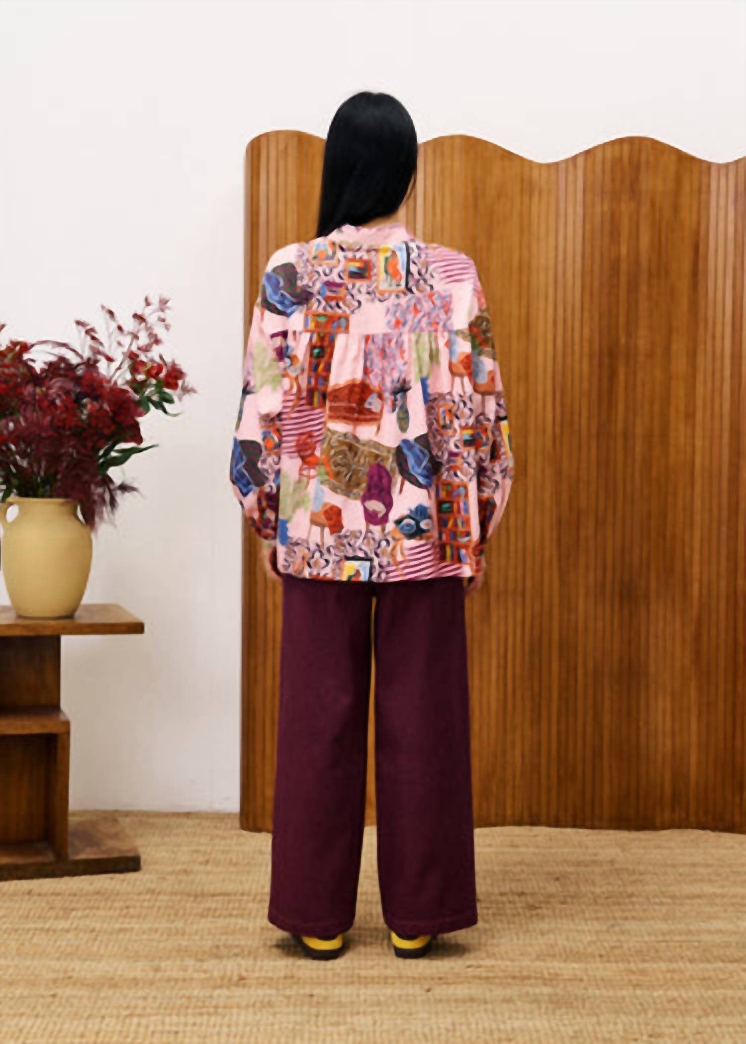 Frnch - Gerbera Blong Sleeve Button Down Shirt