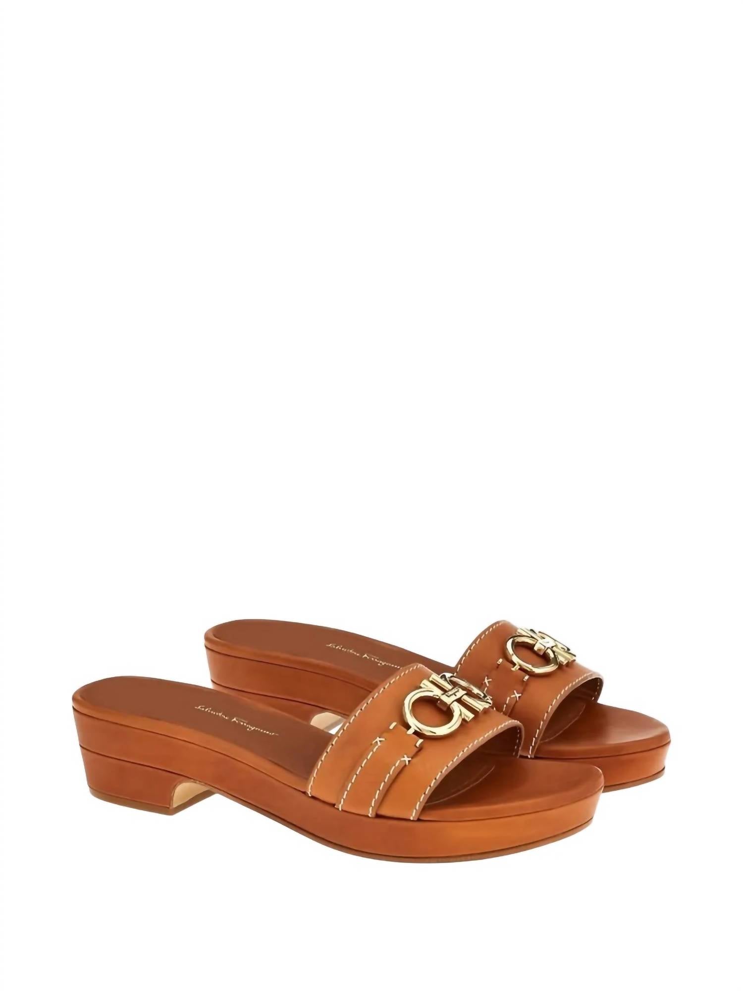 Salvatore Ferragamo - Women's Leather Heeled Sandals