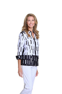 Multiples - Flounce Sleeve Stand Collar Peplum Jacket