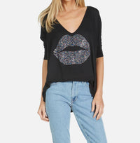 Lauren Moshi - Eva Crystal Sprinkle Lip Top