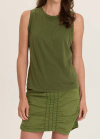 Wearables Bodie Raw Edge Jersey Tank Top in apollo pigment - women's tank top