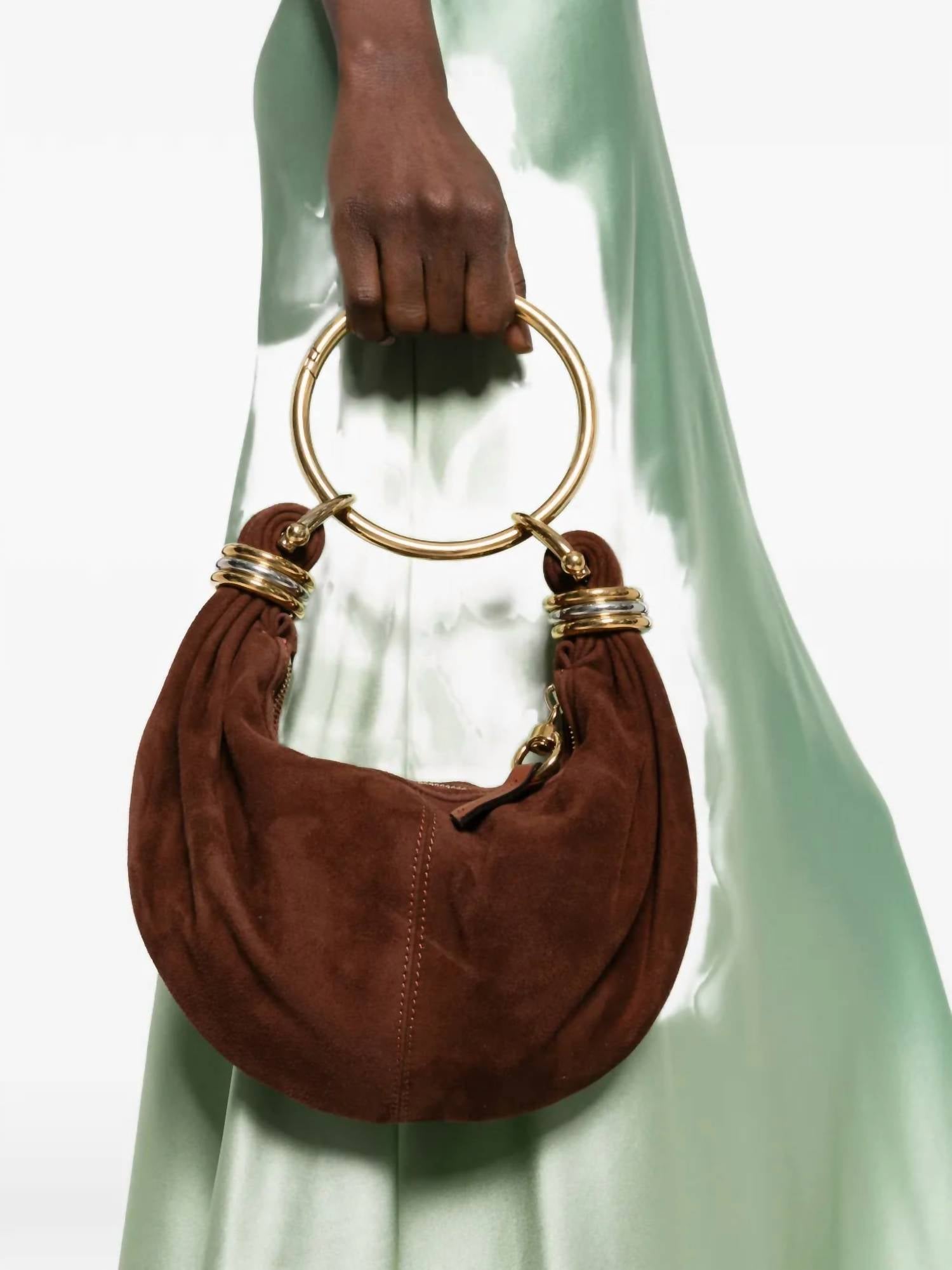 Chloe Women's Mini Bracelet Hobo Bag in hot tan - women's bag - view 5
