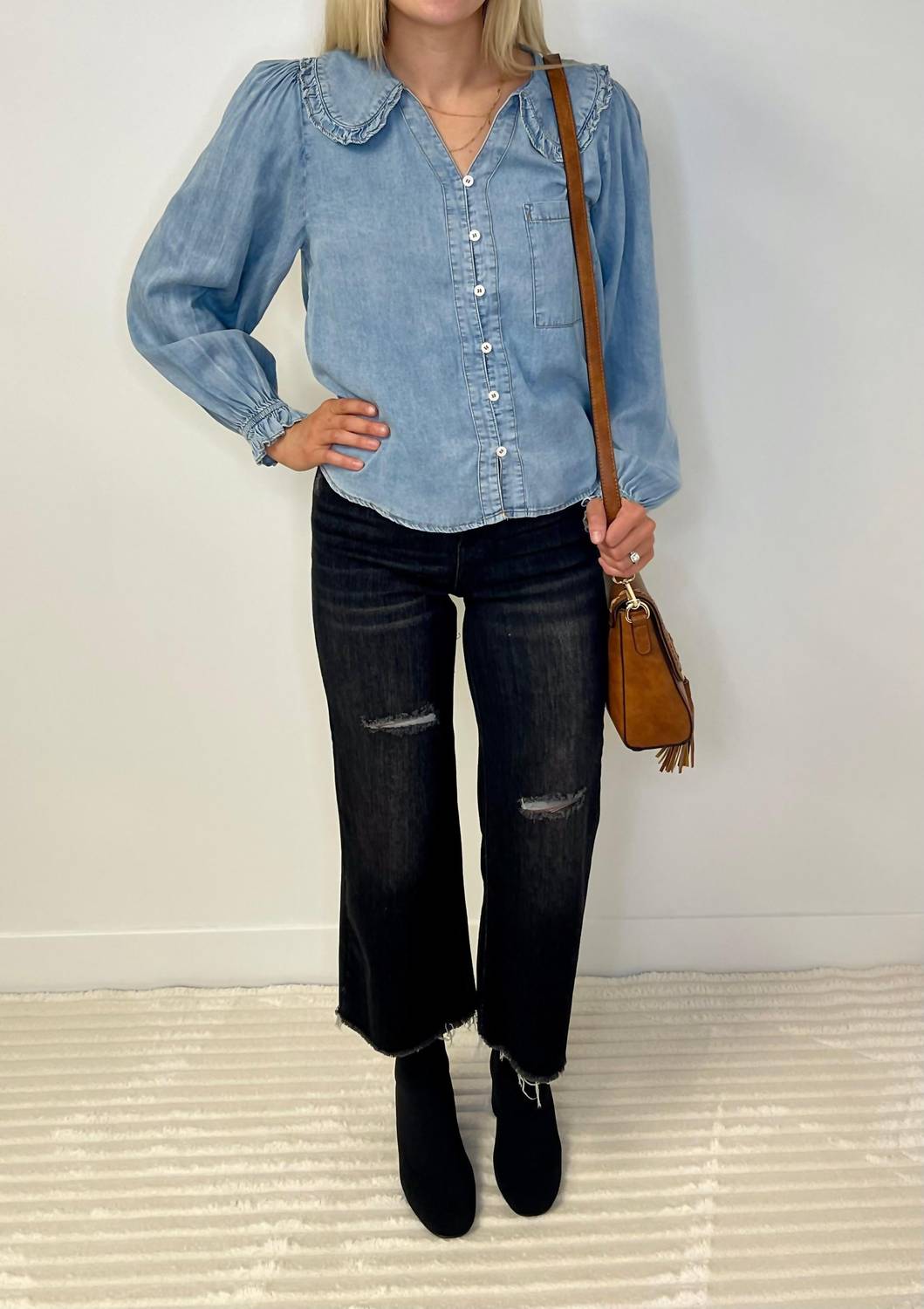 Ee:Some - Donna Denim Blouse