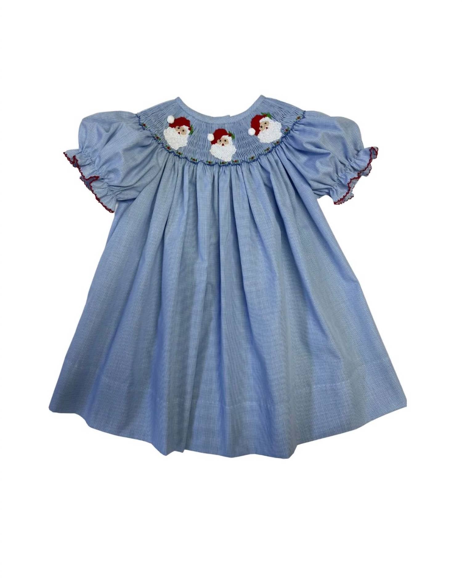 Lulu Bebe - Girl's Emma Smocked Bishop Dress