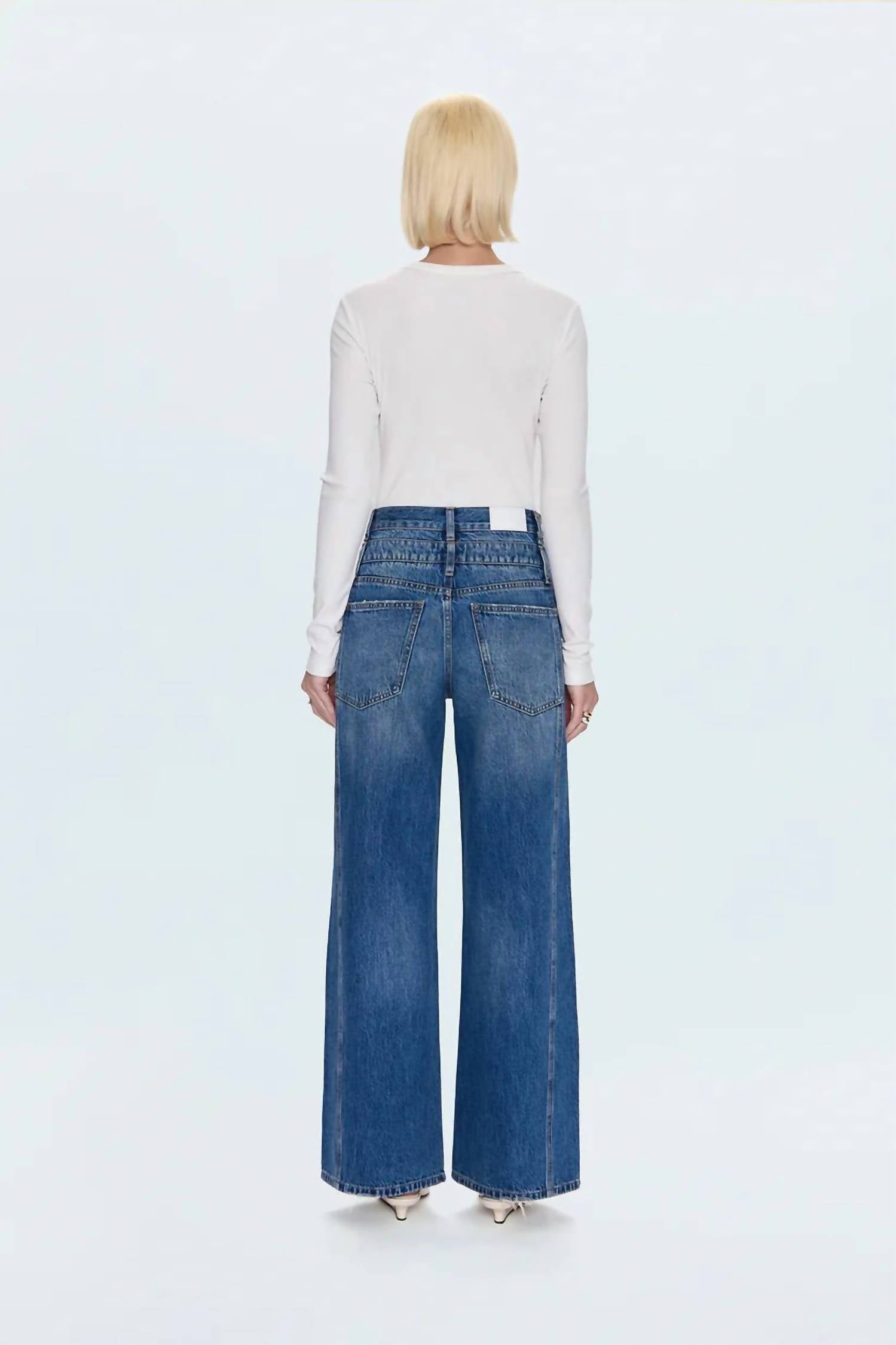 Pistola - Caleb High Rise Relaxed Stacked Waist Jeans