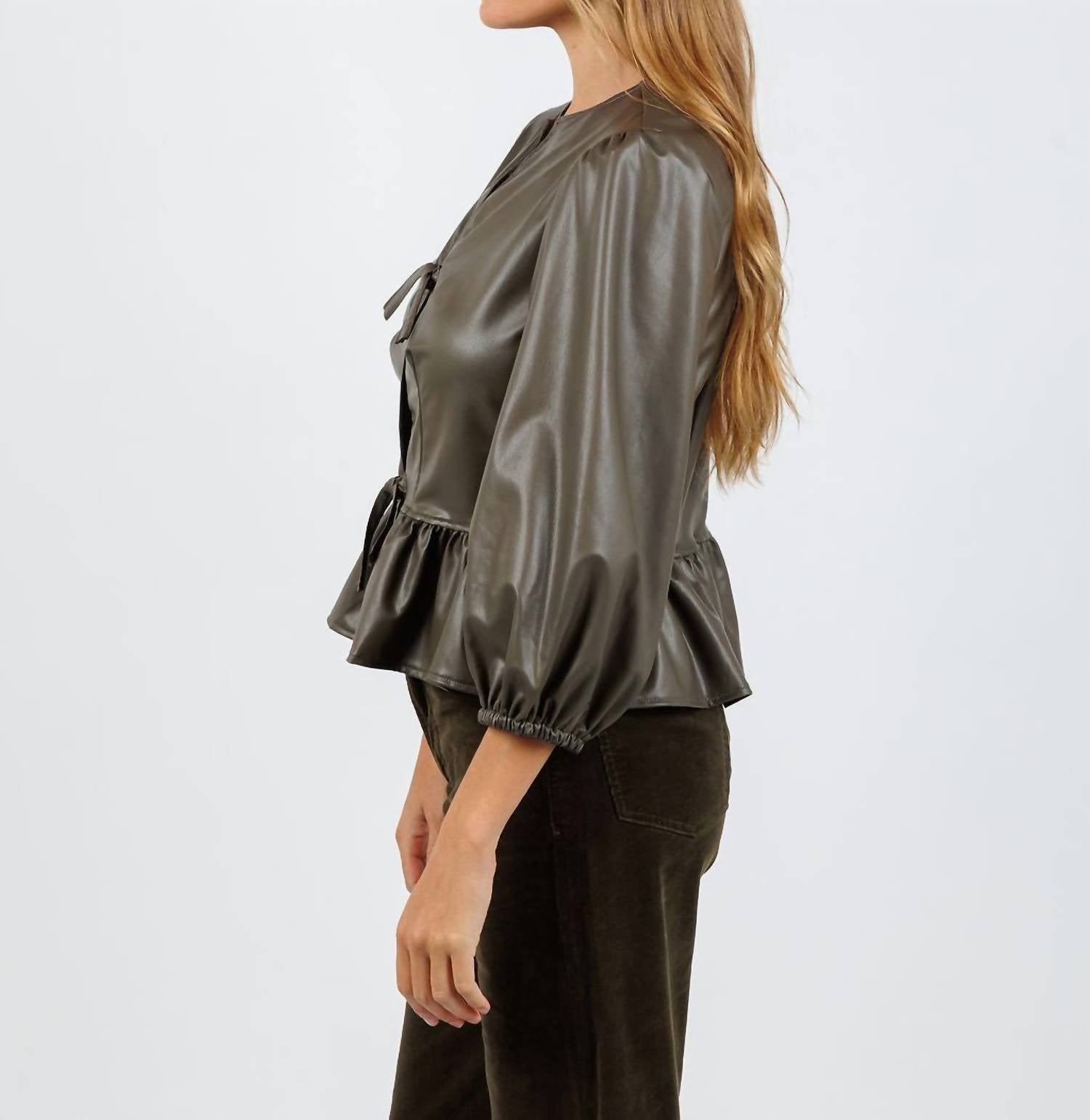 Finley - Luna Vegan Leather Top