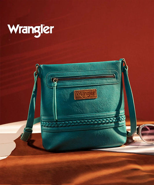 Wrangler - ZIPPERED CROSS STITCH CROSSBODY BAG