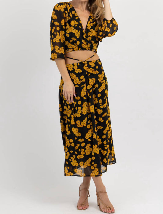 SELF-TIE SKIRT SET