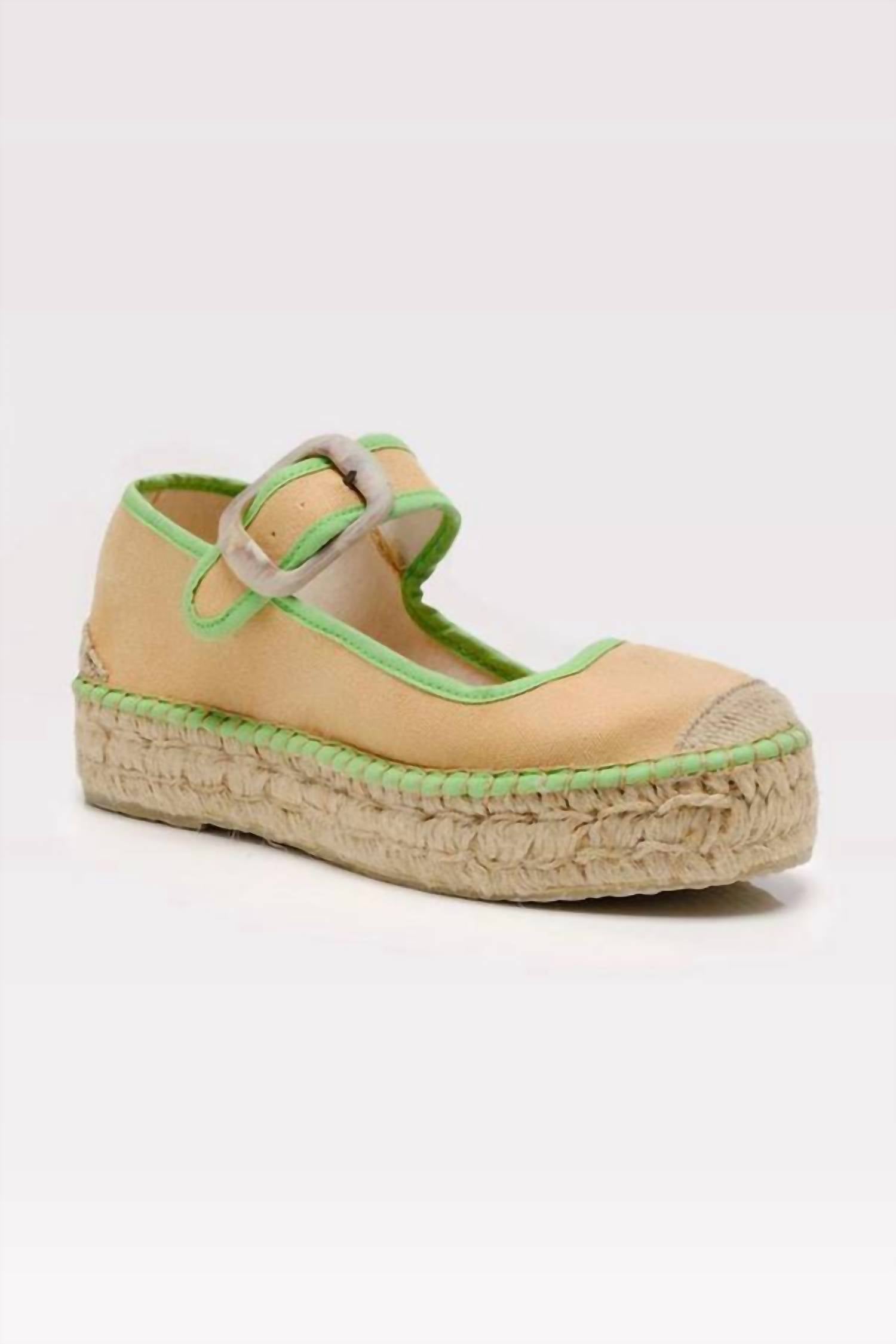 Free People Women Surfside 2.0 Mary Jane Espadrilles in salted lime - women's shoe