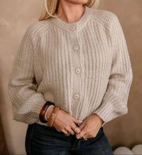 Hyfve - Cable Knit Cardigan Sweater