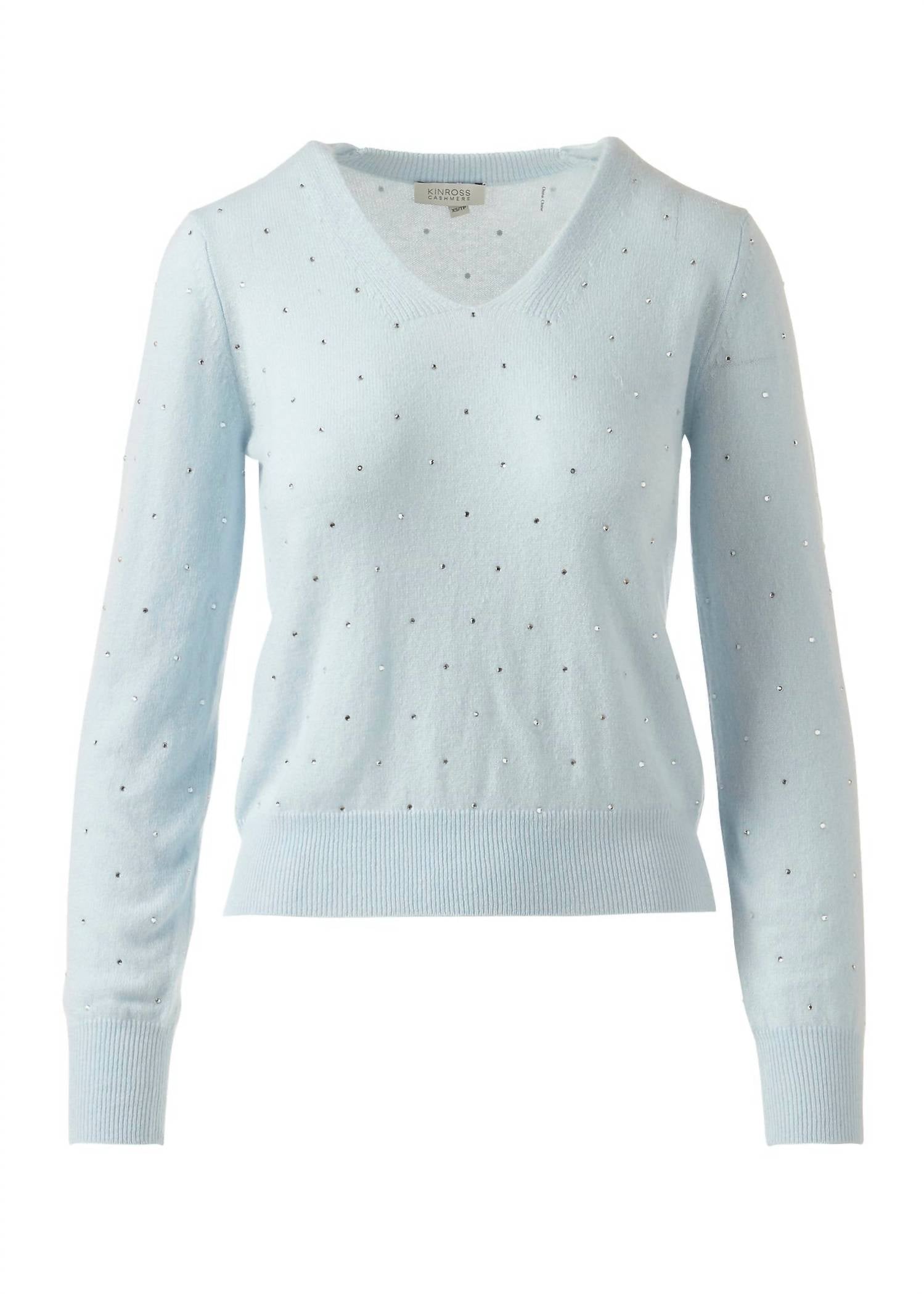Kinross - Crystal V-neck Sweater