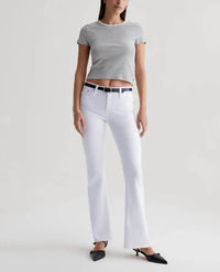 AG Jeans Angel Low Rise Bootcut Jean in pearl white - women's pants