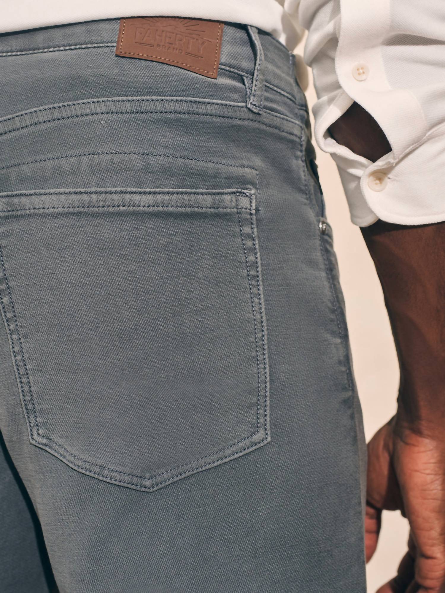 Faherty - Stretch Terry 5-Pocket Pants