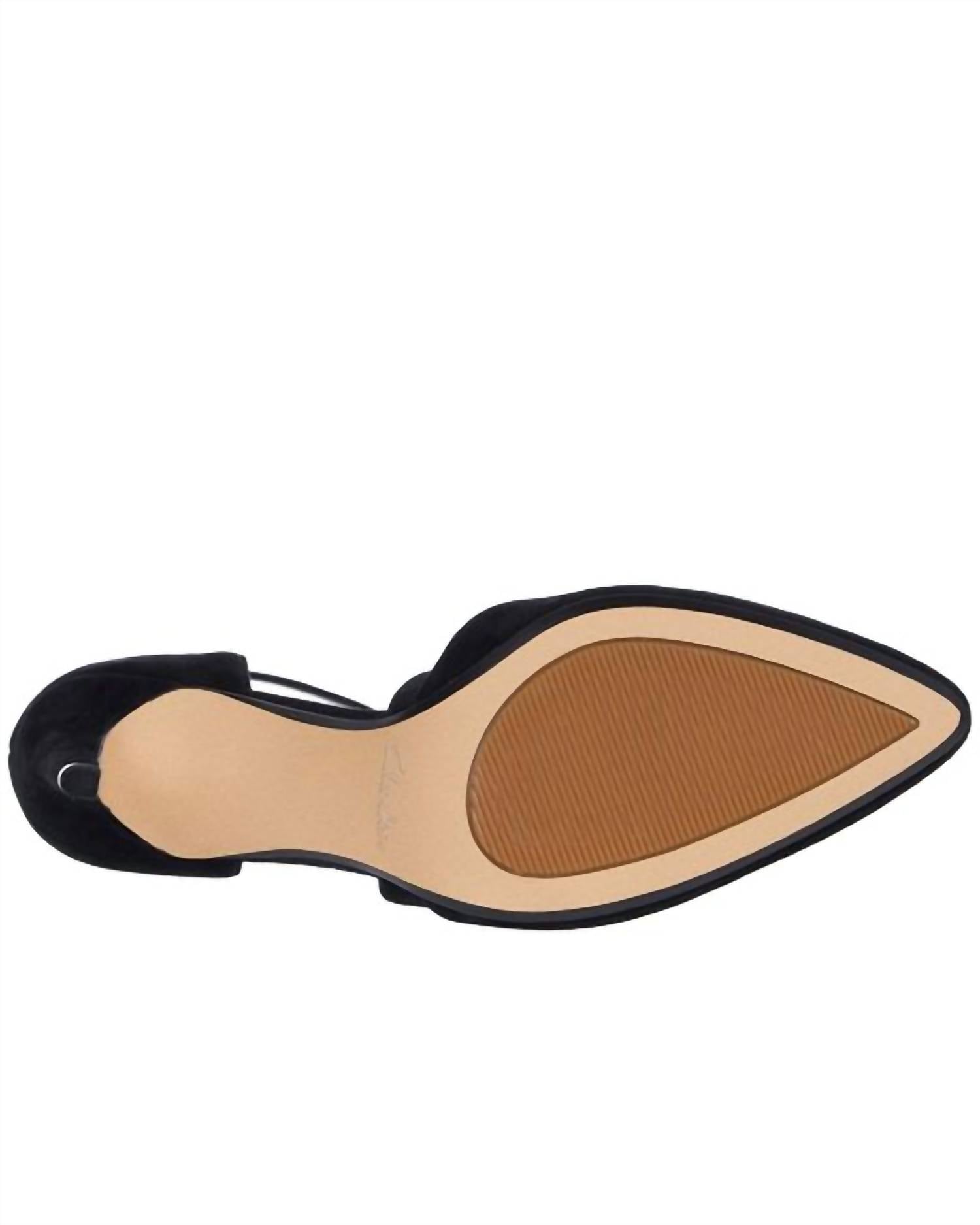 Clarks Women's Laina 85 Cross Heels in black suede - women's heels - view 7