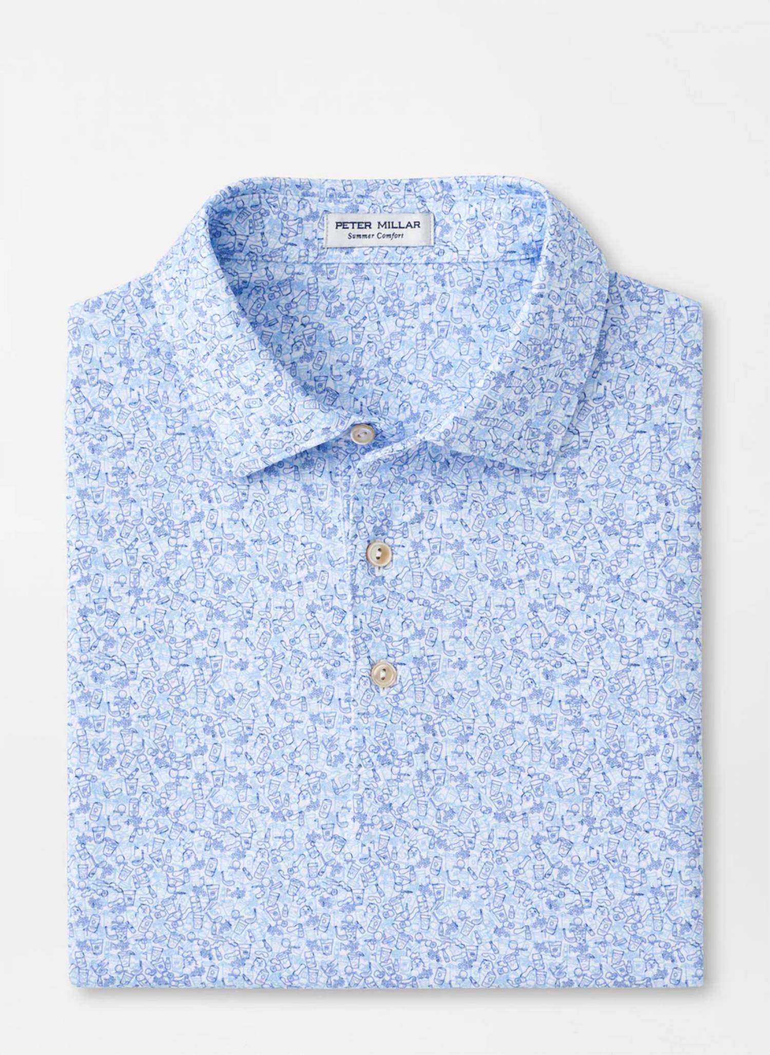 Peter Millar - Dazed And Transfused Performance Jersey Polo Shirt