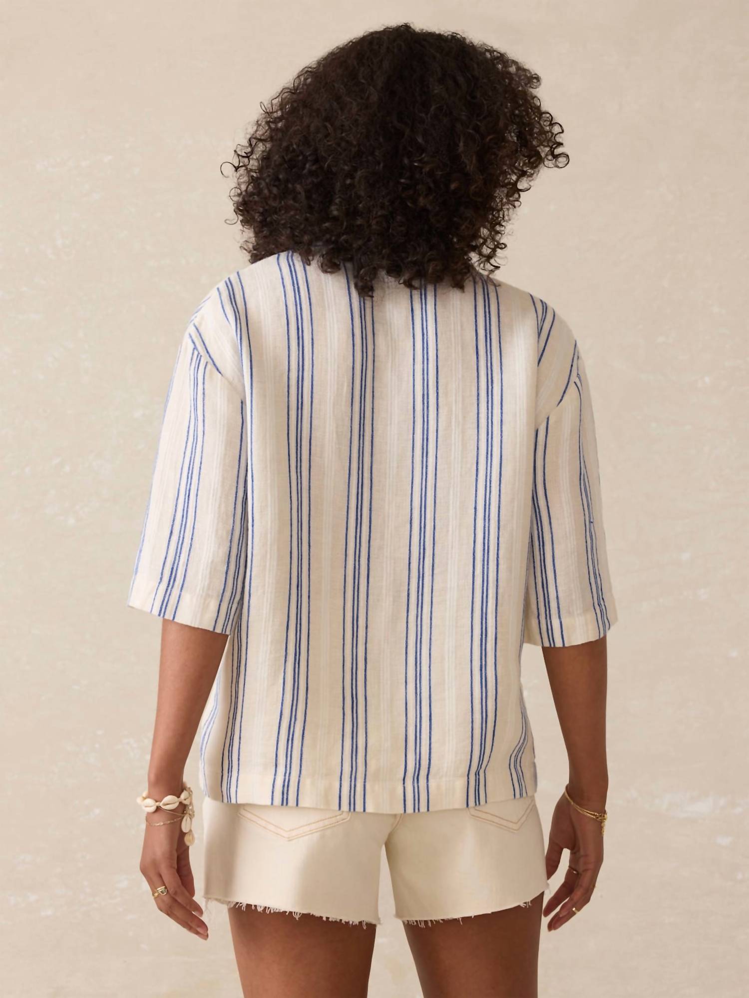 Faherty - Palma Linen Camp Shirt