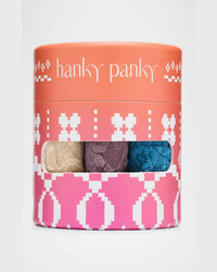 Hanky Panky - Women's Holiday Original-rise Signature Lace Thongs - 3 Pack