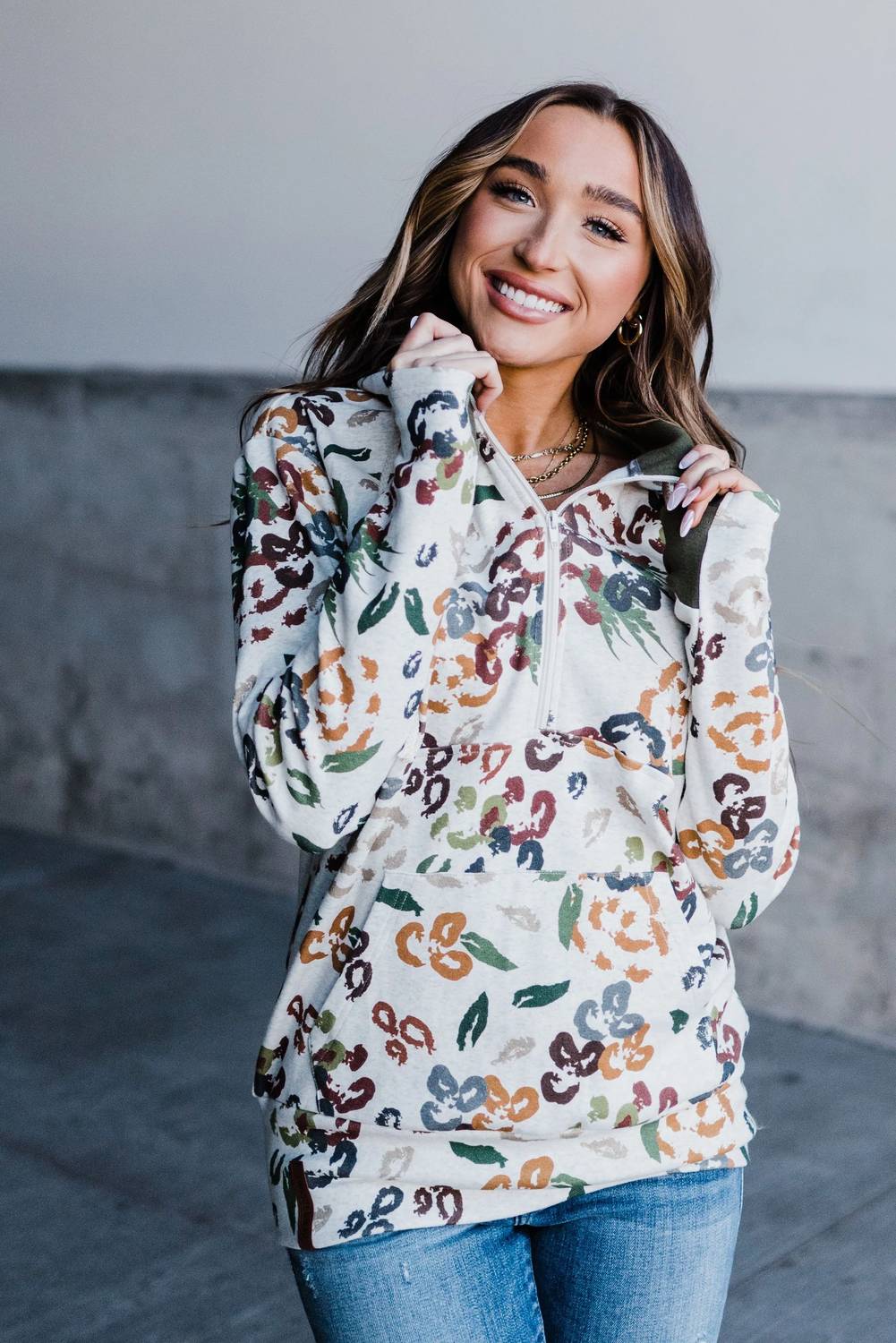 Ampersand Ave - Halfzip Hoodie