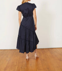 Caballero - Catalina V-neck Midi Dress