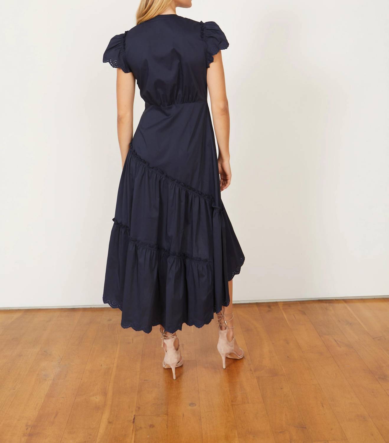 Caballero - Catalina V-neck Midi Dress
