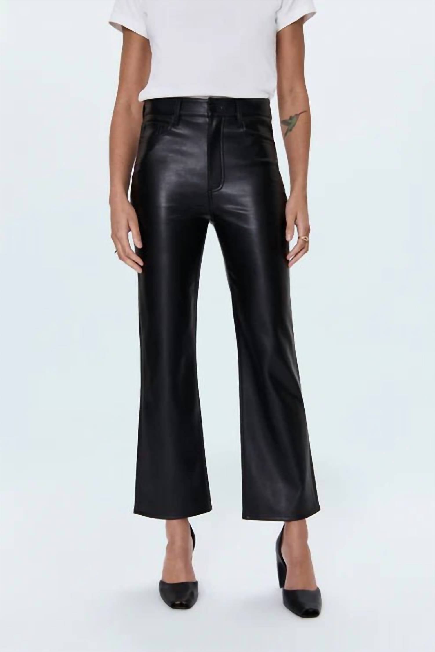 PISTOLA Ally High-rise Ankle Boot Jean in onyx - women's jeans