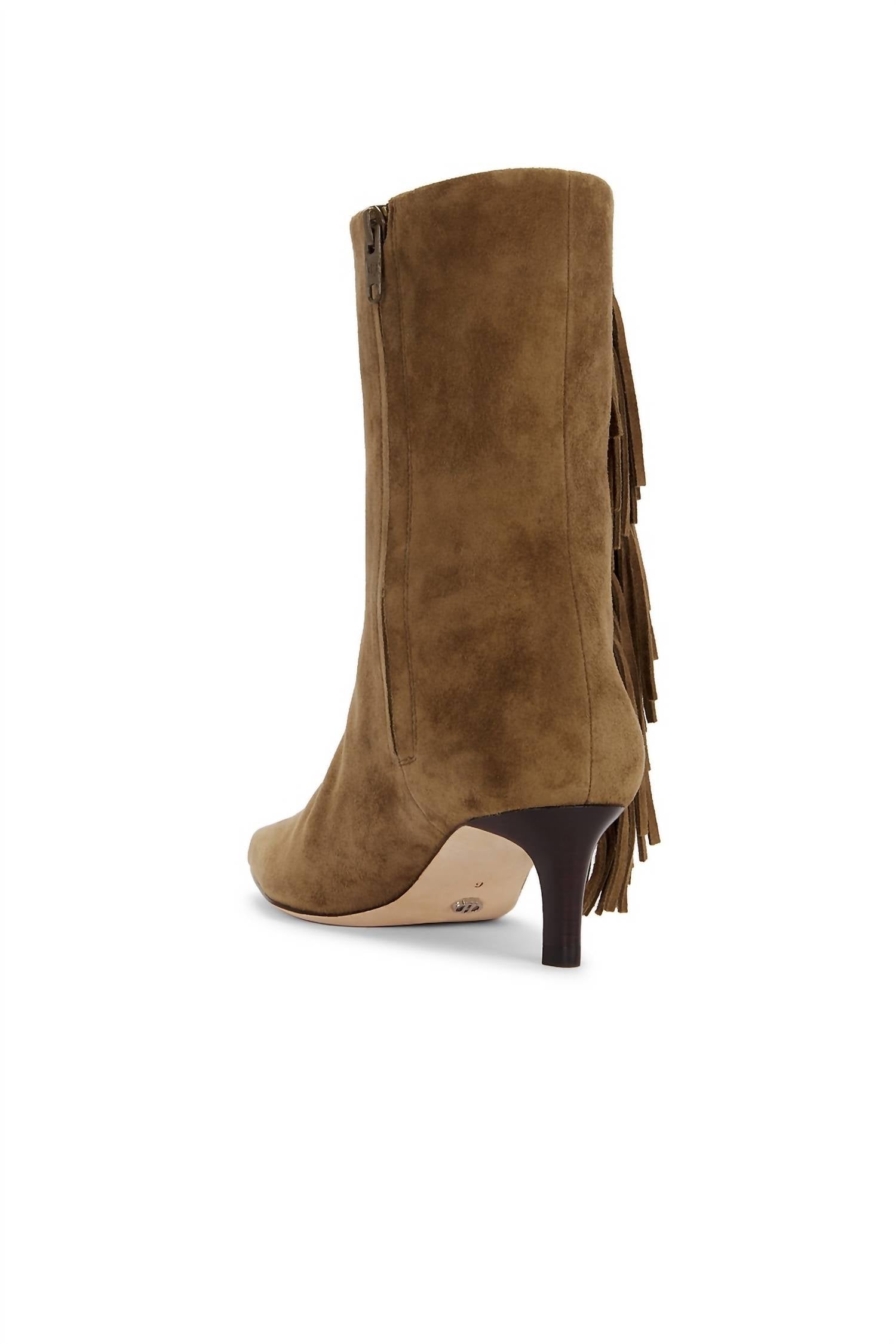 Paige Women's Aya Boots in dark olive - women's shoe - alternate view