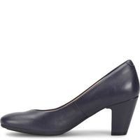 Sofft Women's Lindon Pumps in peacoat navy - women's heels - detail view