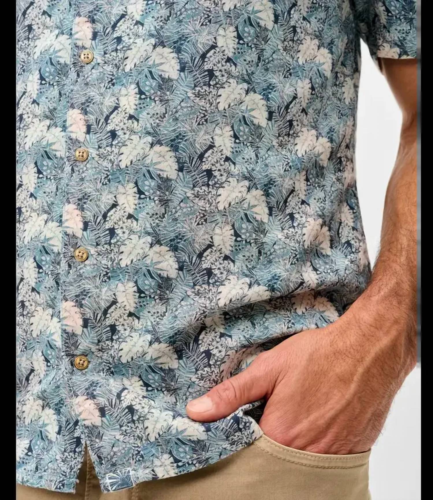 Johnnie-O - Men's Short Sleeve Button Up Shirt