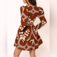 Beyond By Vera - Heidi Heart V-neck Mini Dress