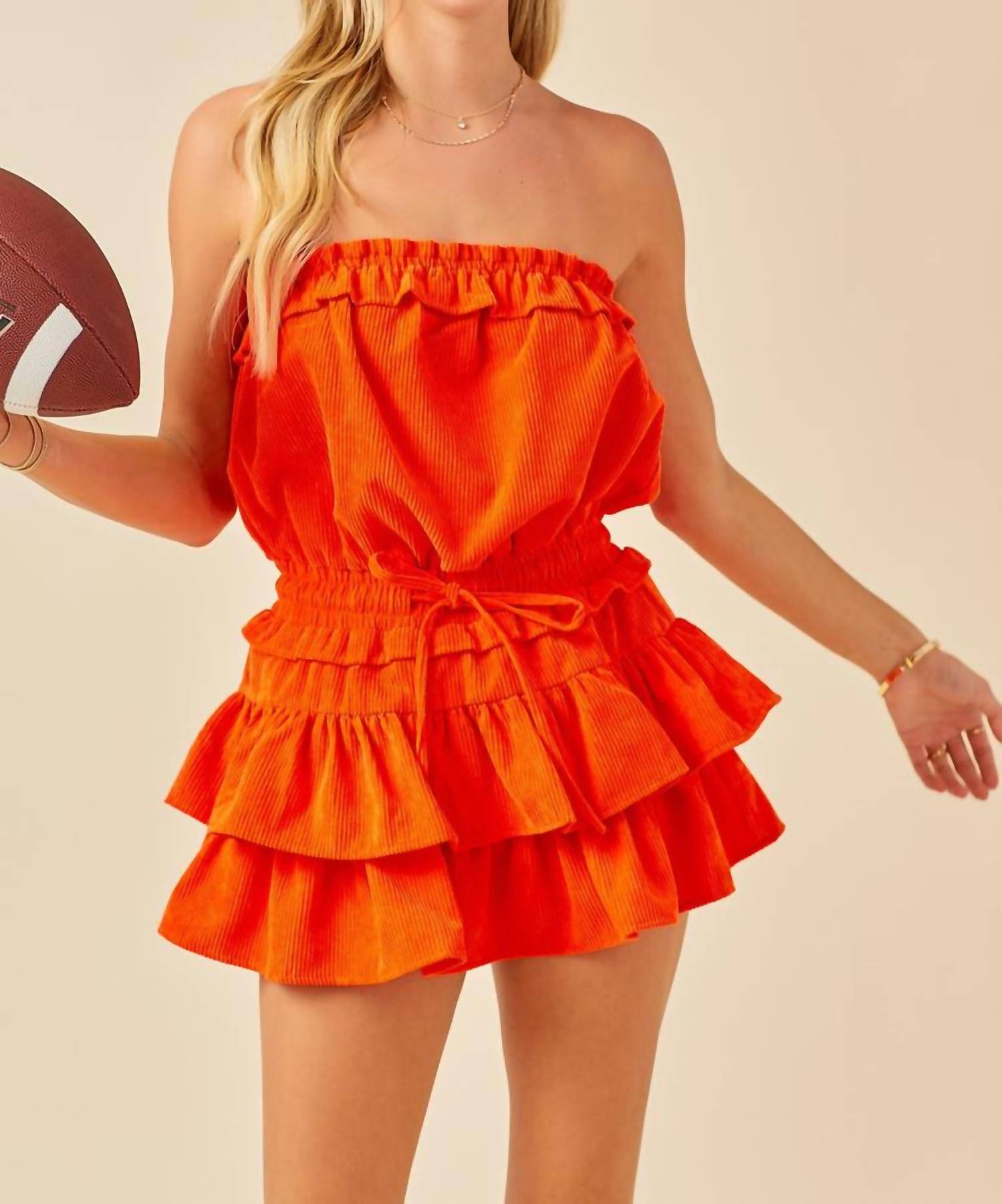 Day + Moon - Get Loud Romper Mini Dress
