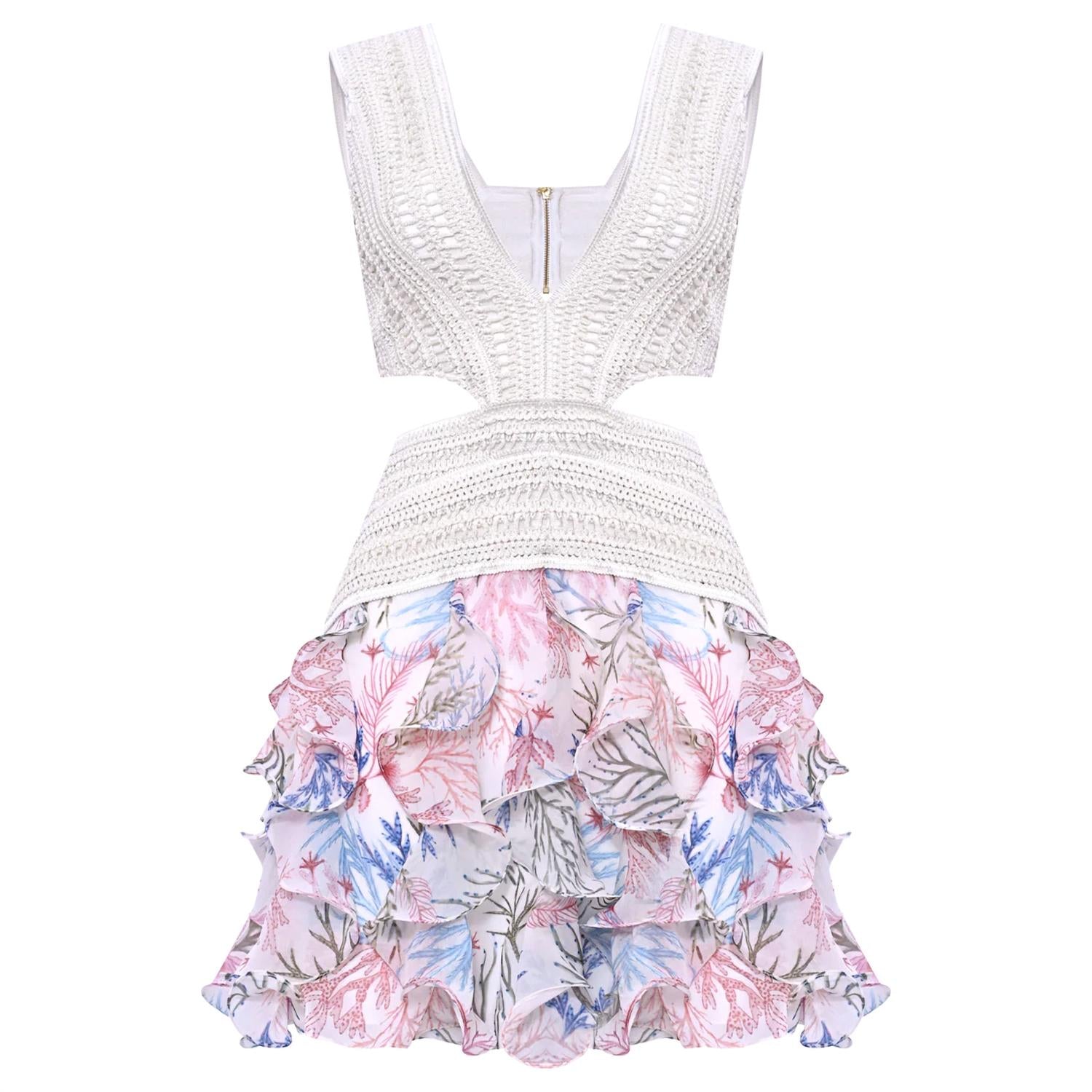 Patbo - Seaweed Trim Mini Dress