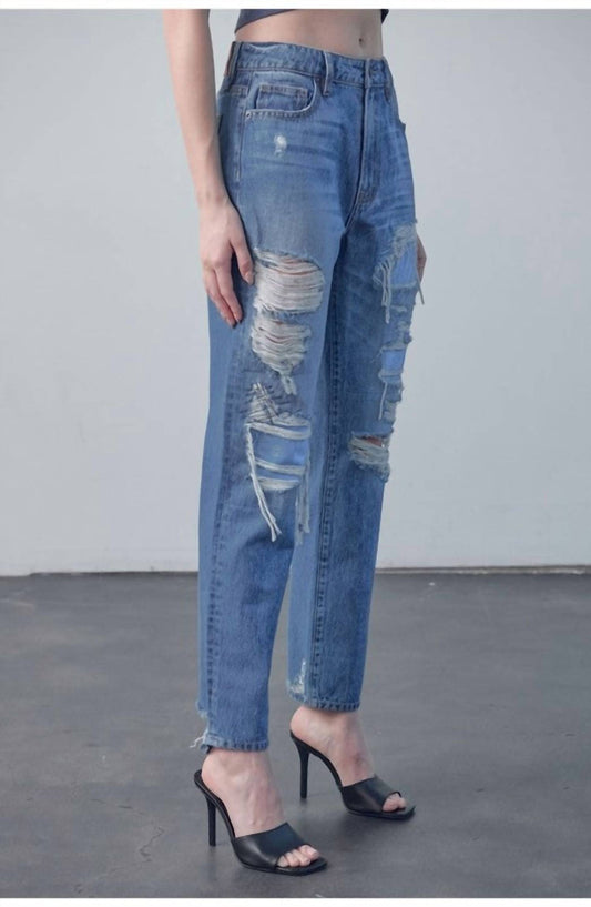 Tracey High Rise Straight Leg Jean