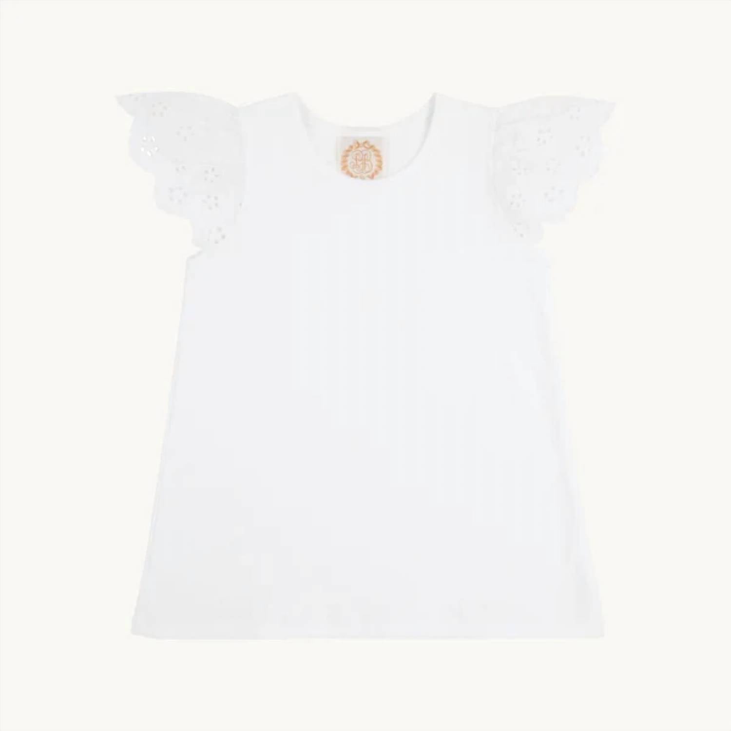 The Beaufort Bonnet Company - Girl's Ellen Eyelet Top