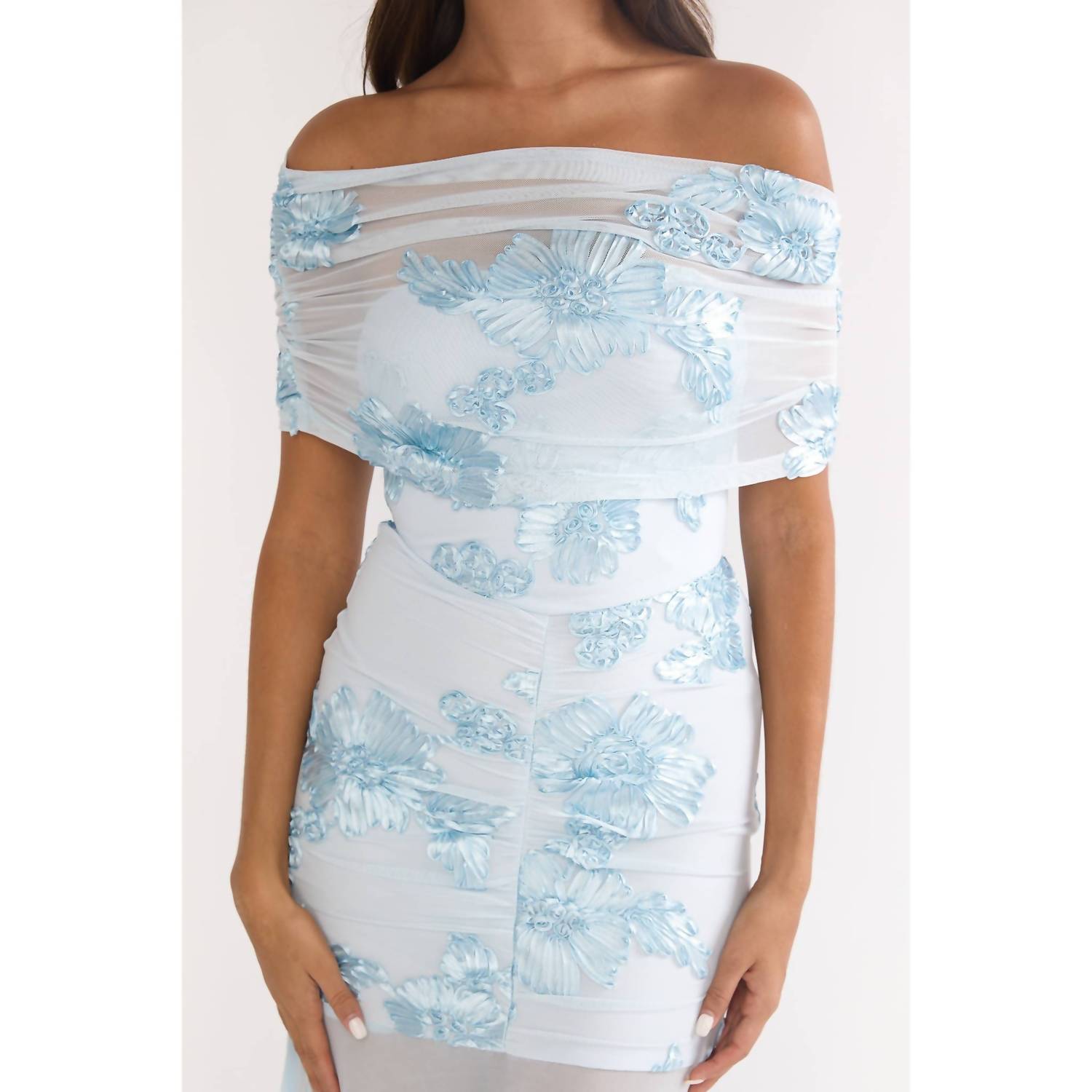 One And Only Collective - Floral Embellished Midi Dress