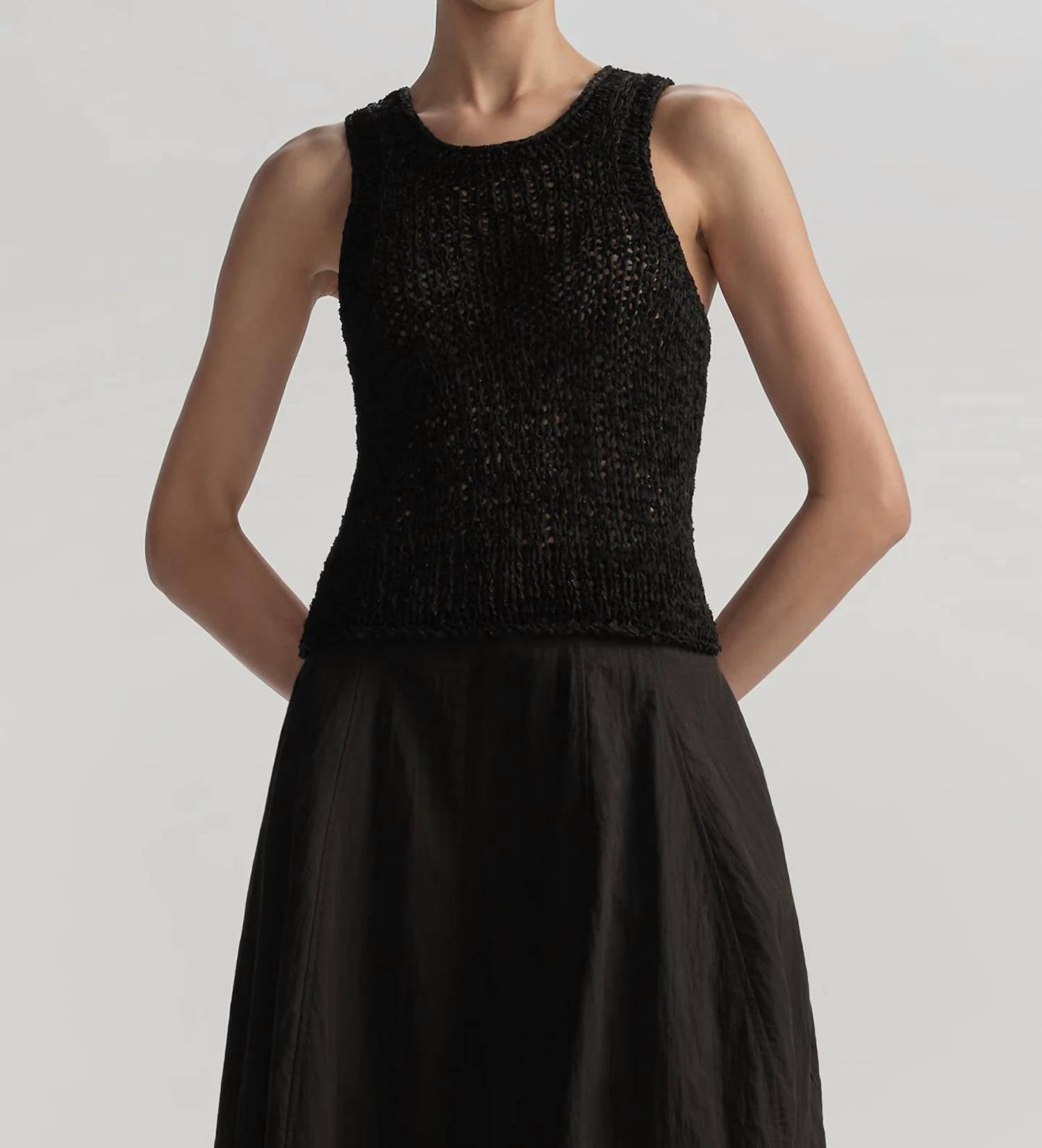 A.L.C. - Nelly Open Knit Tank