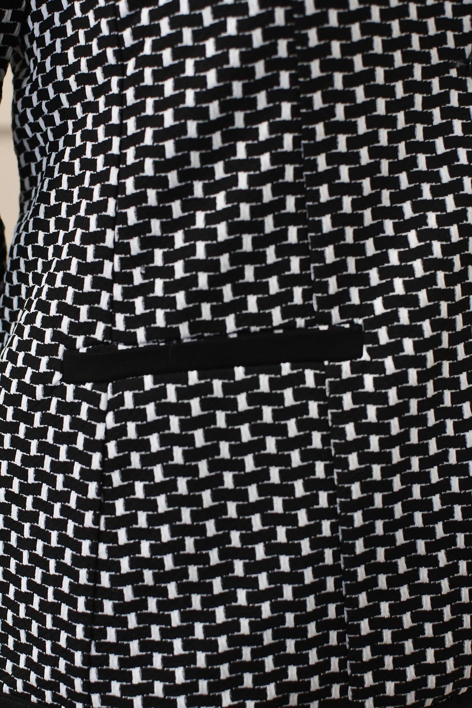 Dolcezza - Removeable Hood Patterned Jacket - Plus
