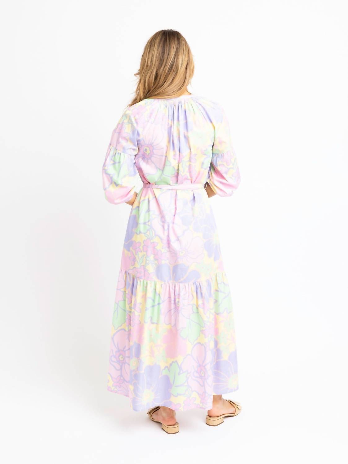 Karlie - Floral V-neck Maxi Dress