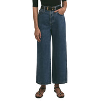 Favorite Daughter - Marsha Super High Rise Wide Leg Crop Jeans